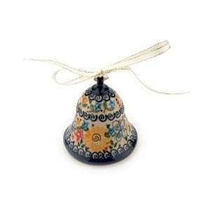  Polish Pottery Butterfly Large Bell