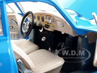1961 PORSCHE 356B COUPE BLUE 118 DIECAST MODEL CAR  