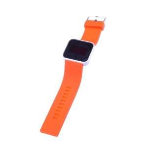   Orange LED Watch Touch Screen Watch Wrist Watch