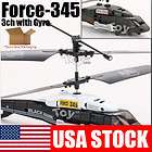 USA STOCK JXD 345 Black Hawk 3ch Metal MINI RC Helicopter Gyro (Well 