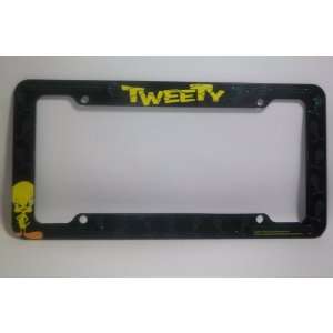    Tweety with a Attitude Plastic License Plate Frame Automotive