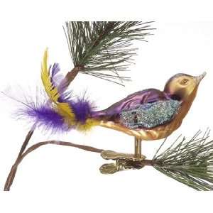  Bird   Purple Christmas Ornament