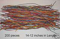 200 feet multicolor 20 AWG stranded wire. 10 colors   