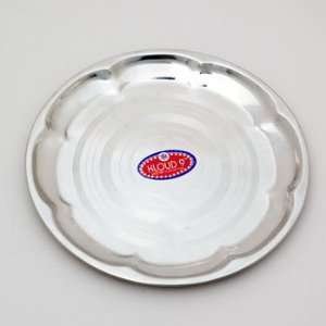   Stainless Steel Flower Shaped Serving Plate Case Pack 72 Kitchen