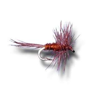  Midge Dry Brown Fly Fishing Fly