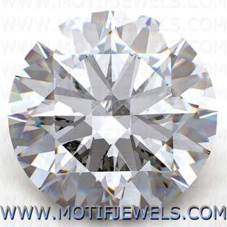   Moissanite Round Loose Stone 5 Carats Total Weight Charles & Colvard