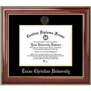NCAA Texas Christian Horned Frogs (TCU) Classic Mahogany Embossed Seal 