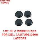 LOT OF 4 RUBBER FEET/FOOT FOR DELL LATITUDE D400 LAPTOPS
