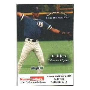 Derek Jeter Baseball Magnet Card Minor League Stadium Giveaway New 