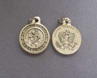 ARMY St. Saint Christopher Holy Medal Charm 3/4  