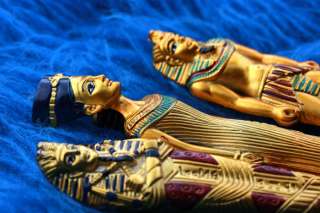 Egyptain,Collector Pen, Set Of 3, Nefertiti, Tutankhamun And Pharoah