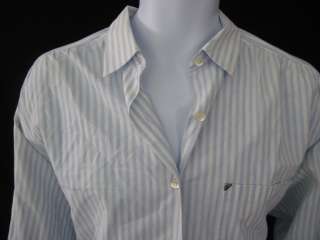 NEW MAN Mens Blue Striped Button Down Shirt Size 2  