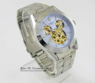 Luxury Mickey Skeleton Automatic Mechanical Stainless Steel Vigue 