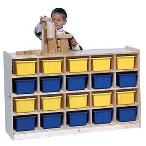    Tray, 30 High Mobile Cubby (with Clear Plastic Trays) Toys & Games
