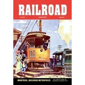 Railroad Magazine Sea Isle, 1952   Paper Poster (18.75 x 28.5 
