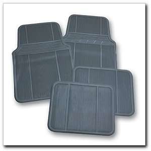  4 Piece Royal Rubber Floor Mat Set, Gray (19 8074 04) Automotive