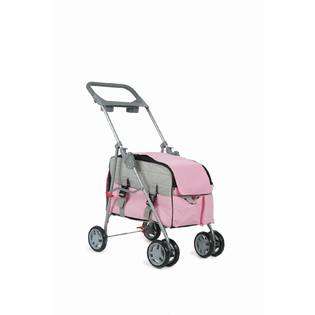 BestPet Pink Pet Stroller/Carrier/Car Seat 