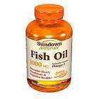   Food Supplements Sundown Naturals Fish oil 1000 mg Softgels   200 ea