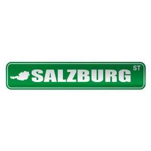   SALZBURG ST  STREET SIGN CITY AUSTRIA