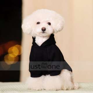 Pet Dog Hooded Coat Hoodie Costume Clothes Jacket Apparel Clothing 