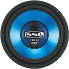   Single Voice Coil Subwoofer 8inch Blue Metallic Poly Injection Cone