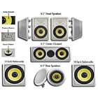Acoustic Audio HD516 5.1 In Wall/Ceiling 6 Piece Home Speaker System