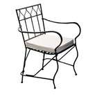   Home and Garden Ransdorp Easy to Assemble Iron Patio Garden Chair