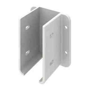 universal forest products White Vinyl Fence Bracket Kit (2 Pack) at 
