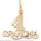 FindingKing 14K Gold Grandma Charm