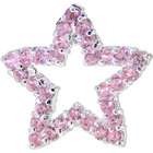 Body Candy Sterling Silver 925 PINK Cubic Zirconia HOLLOW STAR Pendant