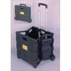 TVTimedirect Rolling Cart   Collapsible Pack n Roll   Large   Black