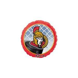  NHL Ottawa Senators w/ Logo & Puck 18 Sports Party Mylar 