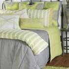 Rizzy Home Aragon 11 Piece Comforter Set in Gray / Lime Green   Size 