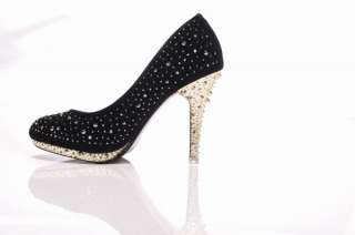   Style Women/Ladies Black High Heel Shoes Size #5~#8 SK046  
