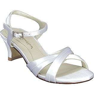Womens Hannah   White Satin  Dyeables Shoes Womens Evening & Wedding 