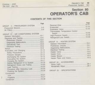   an operators manual for a John Deere 4400 Combine; TM 102086 pages