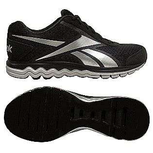 Mens Running Shoe Fuel Techno   Black  Reebok Shoes Mens Athletic 