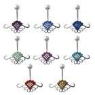 july birthstone ball belly button ring is a surefire hit