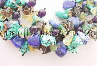 green rondelle and fancy turquoise, round faceted amethyst, fancy 