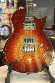   Body Electric Guitar with Hard Shell Case   Cherry Sunburst  