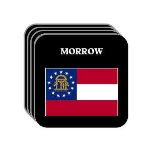   MORROW, Georgia (GA) Set of 4 Mini Mousepad Coasters 
