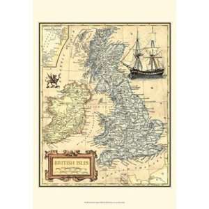  British Isles Map   Poster by Vision studio (13x19)