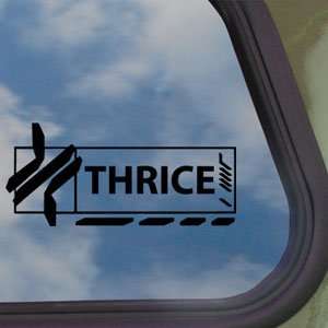 Thrice Black Decal Rock Band Car Truck Bumper Window Sticker  