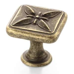    Amerock 27009 R2 Weathered Brass Square Knobs