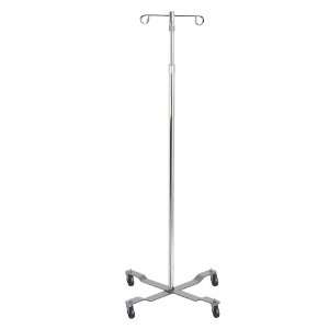   Pole, 4 Leg with Removable Top, Silver Vein