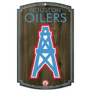 NFL Houston Oilers Sign   Wood Style Vintage  Sports 