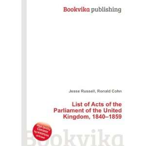 List of Acts of the Parliament of the United Kingdom, 1840 