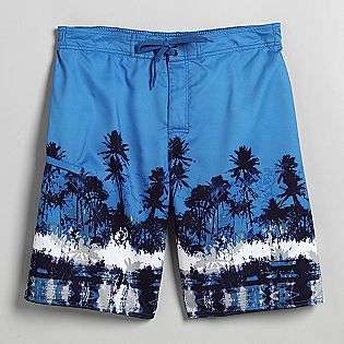 MenS Beach Print Board Shorts  Joe Boxer Clothing Mens Swimwear 
