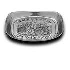 Wilton Armetale Give Us This Day Small Bread Tray