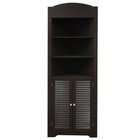   player or vcr as well as an enclosed cabinet with adjustable shelf for